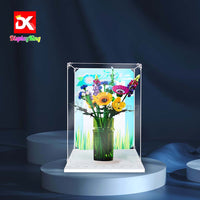 Display King -Acrylic display case with screw for LEGO® Wildflower Bouquet 10313