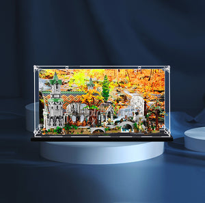 Display King - Acrylic display case with screw for LEGO® THE LORD OF THE RINGS: RIVENDELL 10316