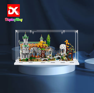 Display King - Acrylic display case with screw for LEGO® THE LORD OF THE RINGS: RIVENDELL 10316