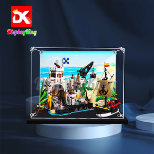 Display King - Acrylic display case for LEGO® Eldorado Fortress 10320 3mm Thickness dust-Free and Crystal Clear Display case with Screw