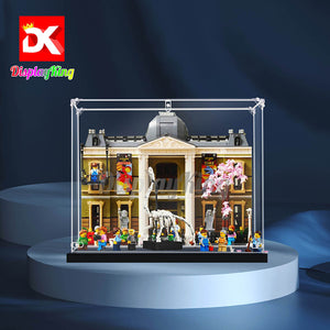 Display King - Acrylic display case for LEGO® Natural History Museum 10326 3mm Thickness dust-Free and Crystal Clear Display case with Screw