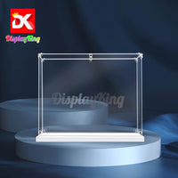 Display King - Acrylic display case for LEGO® Natural History Museum 10326 3mm Thickness dust-Free and Crystal Clear Display case with Screw
