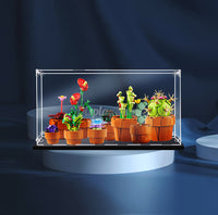 Display King -Acrylic display case with screw for LEGO® Tiny Plants 10329
