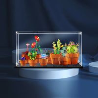 Display King -Acrylic display case with screw for LEGO® Tiny Plants 10329