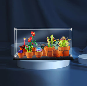 Display King -Acrylic display case with screw for LEGO® Tiny Plants 10329