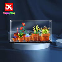 Display King -Acrylic display case with screw for LEGO® Tiny Plants 10329
