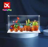 Display King -Acrylic display case with screw for LEGO® Tiny Plants 10329
