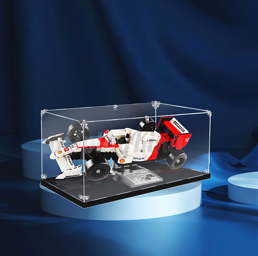 Display King - Acrylic display case with screw for LEGO® McLaren MP4/4 & Ayrton Senna 10330