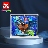 Display King - Acrylic display case with screw for LEGO® Kingfisher Bird 10331
