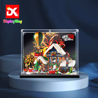 Display King -Acrylic display case with screw for LEGO® Santa's Post Office 10339
