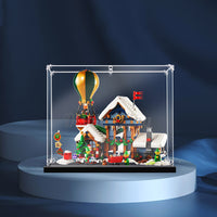 Display King -Acrylic display case with screw for LEGO® Santa's Post Office 10339
