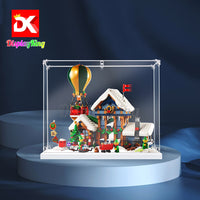 Display King -Acrylic display case with screw for LEGO® Santa's Post Office 10339
