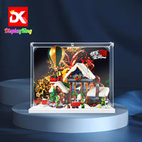 Display King -Acrylic display case with screw for LEGO® Santa's Post Office 10339
