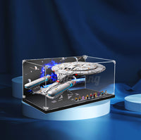 Display King -Acrylic display case with screw for LEGO® Star Trek: U.S.S. Enterprise NCC-1701-D 10356
