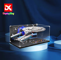 Display King -Acrylic display case with screw for LEGO® Star Trek: U.S.S. Enterprise NCC-1701-D 10356
