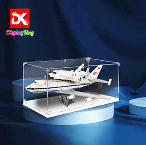 Display King -Acrylic display case with screw for LEGO® Shuttle Carrier Aircraft 10360