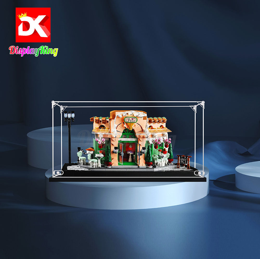 Display King -Acrylic display case with screw for LEGO® French Café 10362