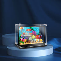 Display King -Acrylic display case with screw for LEGO® Tropical Aquarium 10366
