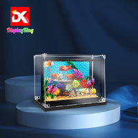 Display King -Acrylic display case with screw for LEGO® Tropical Aquarium 10366
