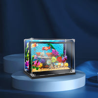 Display King -Acrylic display case with screw for LEGO® Tropical Aquarium 10366
