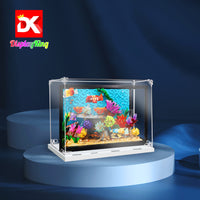 Display King -Acrylic display case with screw for LEGO® Tropical Aquarium 10366
