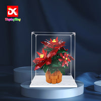 Display King -Acrylic display case with screw for LEGO® Poinsettia 10370
