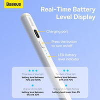 Baseus Smooth Writing 2 Series Stylus with LED Indicators-White
