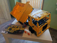 Mould King 17012 Remote Control Three Way Dumper Truck Vehicle Building Toy Set
