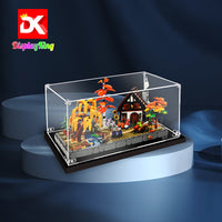 Display King -Acrylic display case with screw for LEGO® Autumn Cottage Garden 11372
