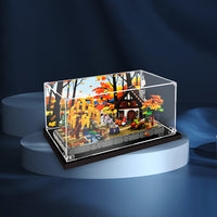 Display King -Acrylic display case with screw for LEGO® Autumn Cottage Garden 11372

