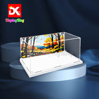 Display King -Acrylic display case with screw for LEGO® Autumn Cottage Garden 11372
