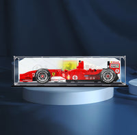 Display King -Acrylic display case with screw for LEGO® Ferrari F2004 & Michael Schumacher 11375
