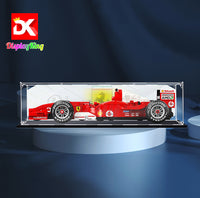 Display King -Acrylic display case with screw for LEGO® Ferrari F2004 & Michael Schumacher 11375
