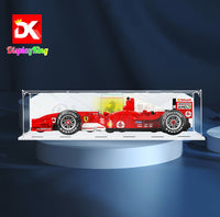 Display King -Acrylic display case with screw for LEGO® Ferrari F2004 & Michael Schumacher 11375
