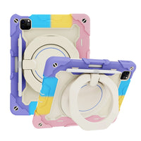 Armor Shockproof Handle Ring Rotation Case Cover for iPad Air 13 (2024)
