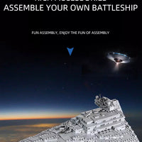 5162PCS Star Destroyer Empire Ship Over Jedha City Building Block Model New