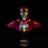Brick Shine GC Light Kit for LEGO® Iron Man MK4 Bust 76327

