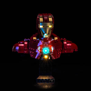 Brick Shine GC Light Kit for LEGO® Iron Man MK4 Bust 76327