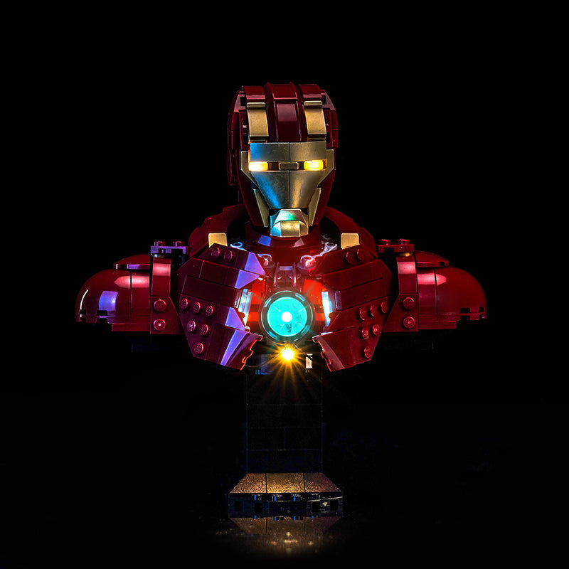 Brick Shine GC Light Kit for LEGO® Iron Man MK4 Bust 76327