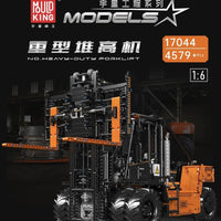 MOULD KING 17044 Orange Heavy Stacker With Motor with 4579 Pieces
