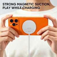 REDEFYNE Qi2.2 25W Magnetic Wireless Charging Pad - Silver
