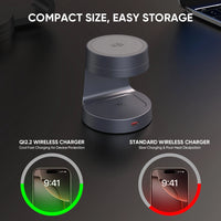 REDEFYNE Qi2.2 25W 3-IN-1 Foldable Magnetic Wireless Charger (with 45W USB-C Charger Plug & 1M USB-C Cable) (Compatible with Apple Watch)
