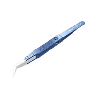 RELIFE RT-15E Precision Titanium Alloy Ceramic Bending Tweezer
