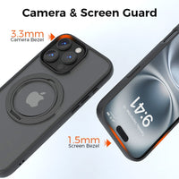 iPhone 16e / 17e REDEFINE Multi-functional 360° Rotating Stand Case Cover
