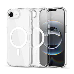 UTIA Ultimake Shockproof Transparent Magsafe Cover Case for iPhone 16e-Transparent