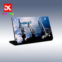 Display King - Acrylic display plaque for Mould King ultimate Liebherr LTM 11200 RCCrane 17007
