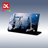 Display King - Acrylic display plaque for Mould King ultimate Liebherr LTM 11200 RCCrane 17007
