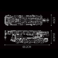 Mould King 17073/17074 LTM 1110 Mobile Crane Building Set | 3,218 Pcs
