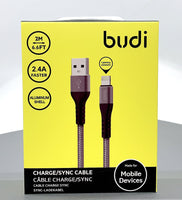 sky Budi DC197L20H 2m USB-A to Lightning cable
