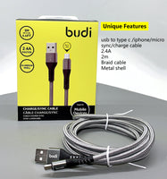 sky Budi DC197M20H 2m USB-A to Micro cable
